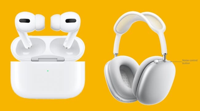 AirPods Max and AirPods Pro Design