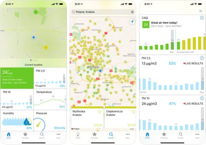 Airly Air Quality Index App for iPhone and iPad
