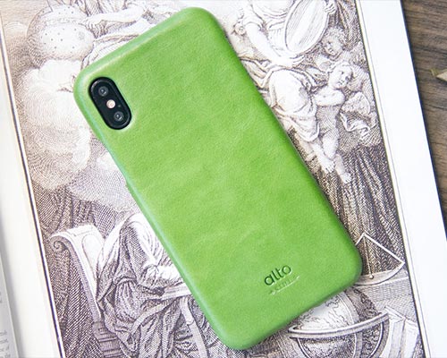 Alto iPhone X Original Leather Case Lime