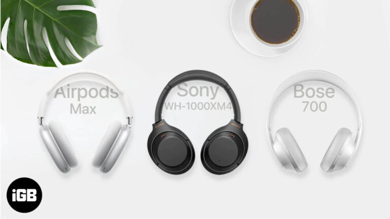 Apple airpods max vs sony wh 1000xm4 vs bose 700 1