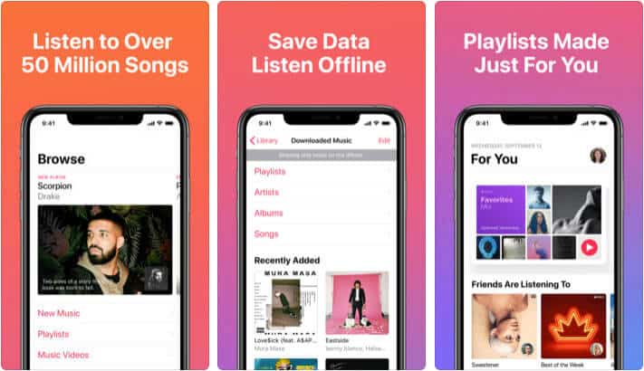 Apple Music iPhone iPad Spotify Alternative App Screenshot