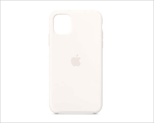 Apple White Silicone Case for iPhone 11