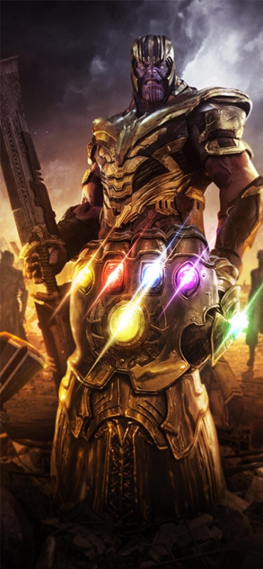 Avengers Endgame Thanos iPhone Wallpaper