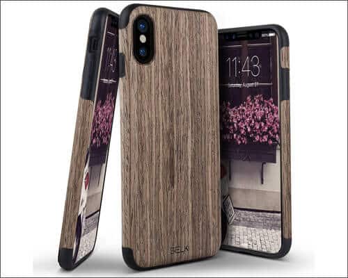 B BELK iPhone X Wooden Case