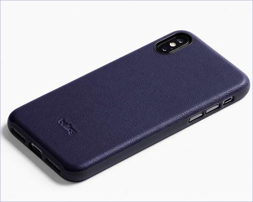Bellroy iPhone X Leather Bumper Case