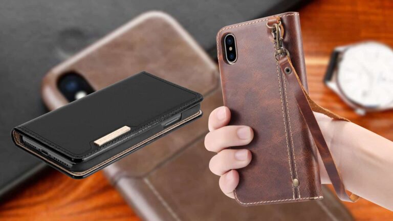 Best iphone xs max leather cases