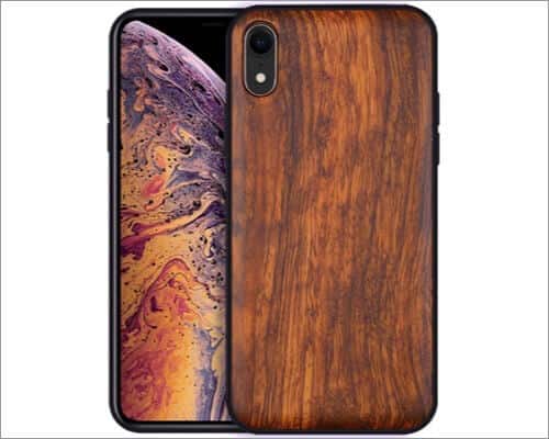Boogice iphone xr wooden case