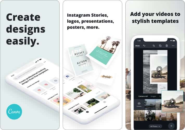 Canva Graphic Desing iPhone and iPad App Screenshot