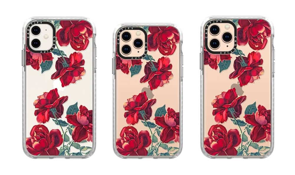 Casetify Red-Roses Pattern Case for iPhone 11 Pro Max