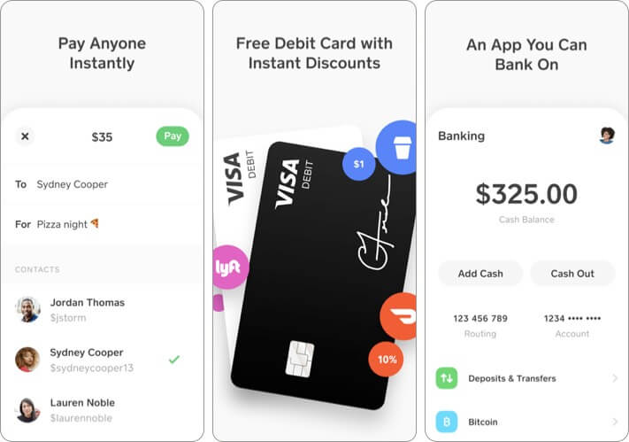 Cash App Money Transfer iPhone and iPad Screenshot