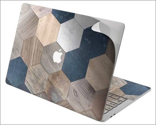 Cavka Wooden Design Tile Print Skin for 16 inch MacBook Pro