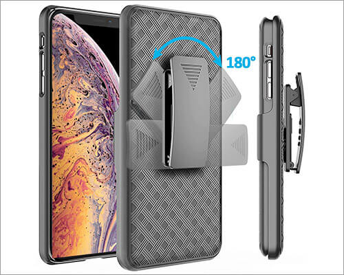 Comsoon iPhone Xs Max Case Holster Belt Clip Case