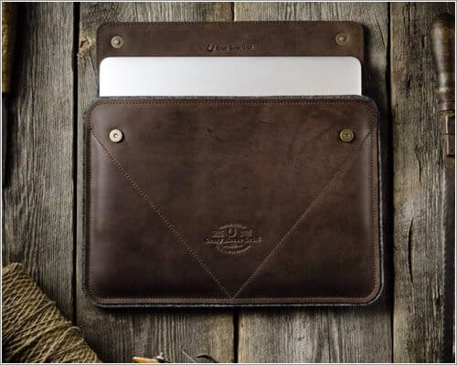Crazy Horse Craft Leather Sleeve for 12.9-inch iPad Pro 4th Gen