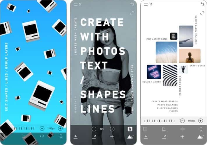 Create Graphic Desing iPhone and iPad App Screenshot