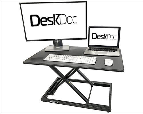 DeskDoc iMac, MacBook Pro, and Windows PC Standing Desk