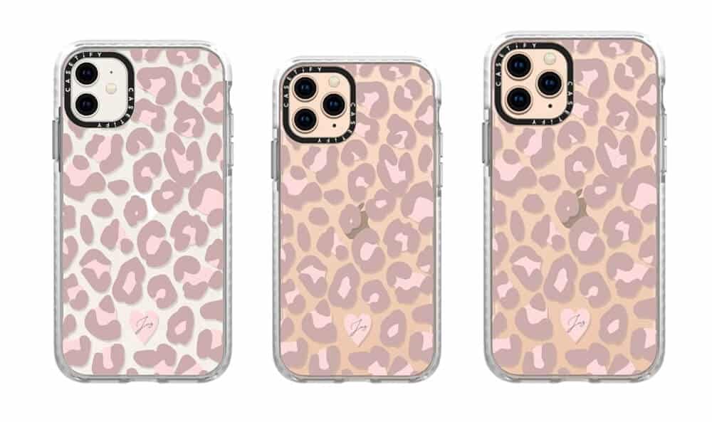 Dusty Pink Leopard Pattern Case for iPhone 11 Pro Max from Casetify