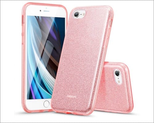 ESE Glitter iPhone SE 2020 Case for Women