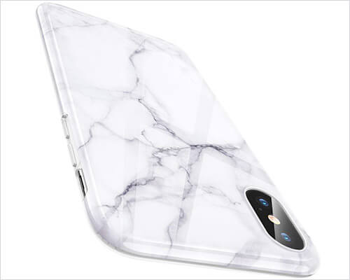ESR Marble Slim Soft Case for iPhone X