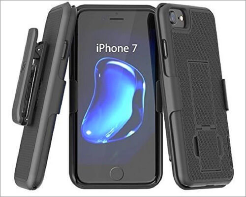 Encased iPhone 7 Slim Grip Kickstand Case
