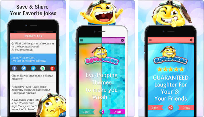 Epic Jokes iPhone and iPad App Screenshot