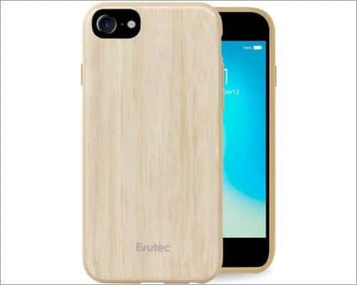 Evutec Slim Wooden Case for iPhone SE 2020