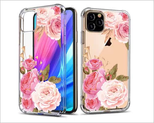 GREATRULY iPhone 11 Pro Floral Case for Girls
