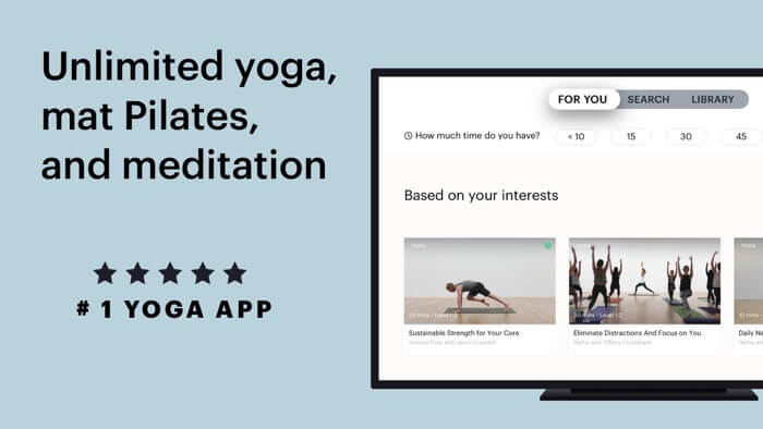 Glo Yoga and Meditation App for Apple TV Screenshot