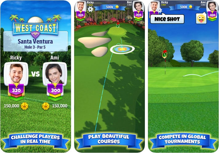 Golf Clash iPhone and iPad Game Screenshot