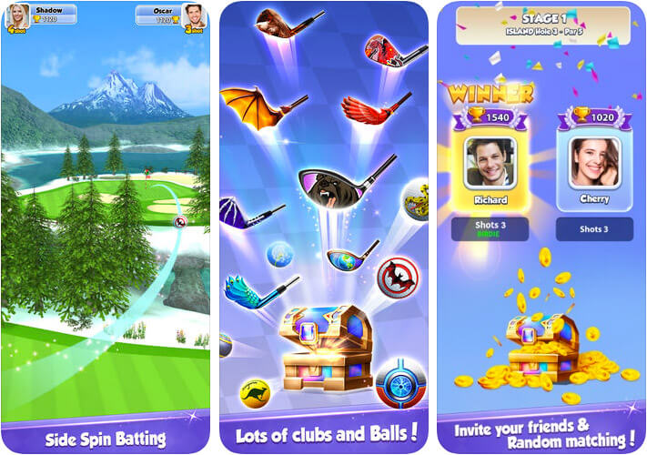 Golf Rival iPhone and iPad Game Screenshot