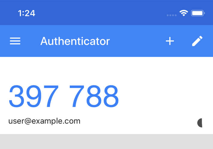 Google Authenticator Two-Factor Authentication iPhone App