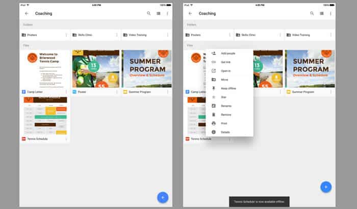 Google Drive iPhone and iPad App Screenshot