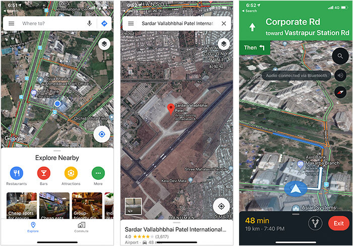 Best Transit Apps for iPhone and iPad in 2025 Google Maps iPhone and iPad App Screenshot