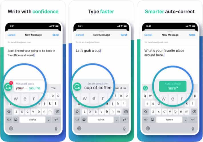 Grammarly iPhone and iPad App Screenshot