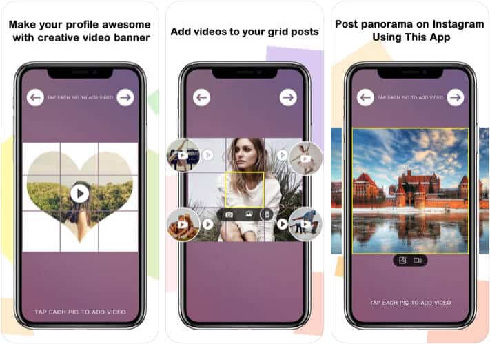 Grid Post Maker for Instagram iPhone App Screenshot
