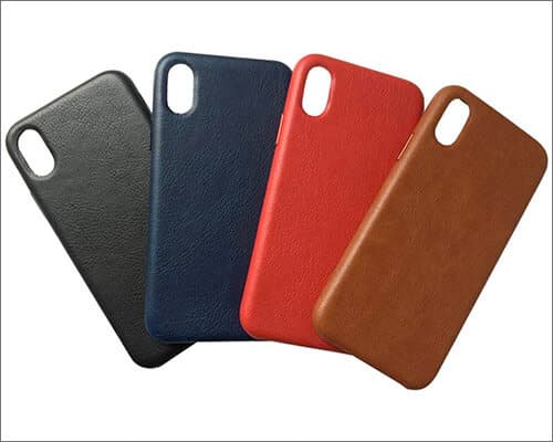 Gulee iPhone X Leather Case
