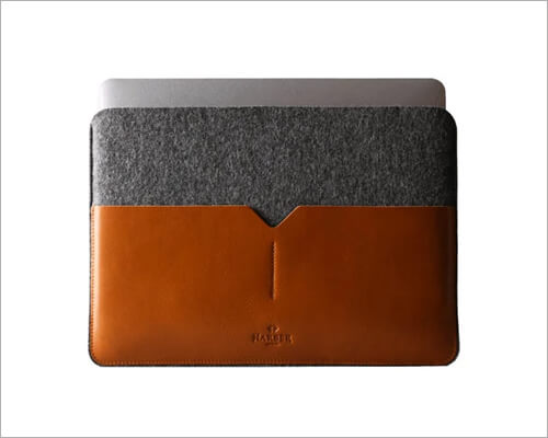Harber London Classic Leather MacBook Sleeve