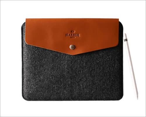 Harber London iPad 10.2 inch Leather Sleeve Case