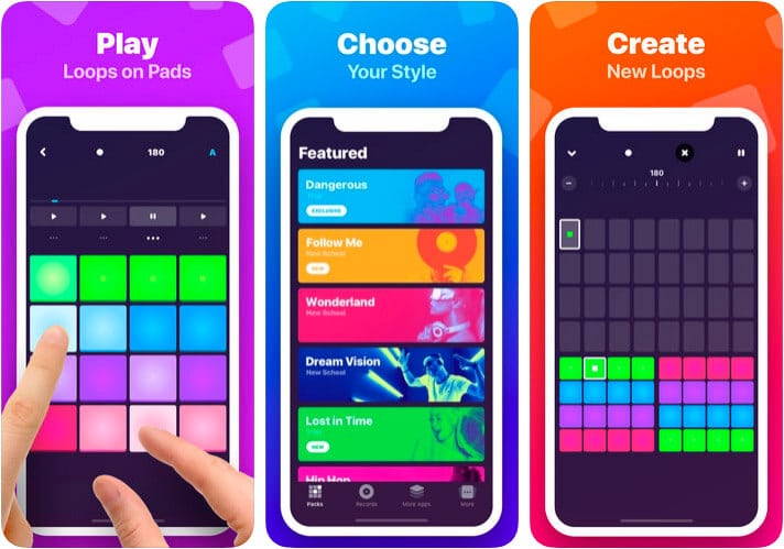 Hip-Hop Beat Maker iOS App Screenshot