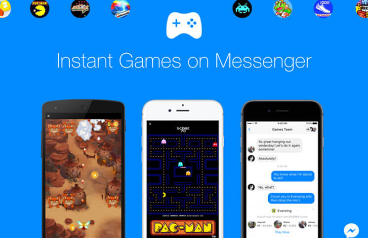 How to play facebook messenger instant games on iphone