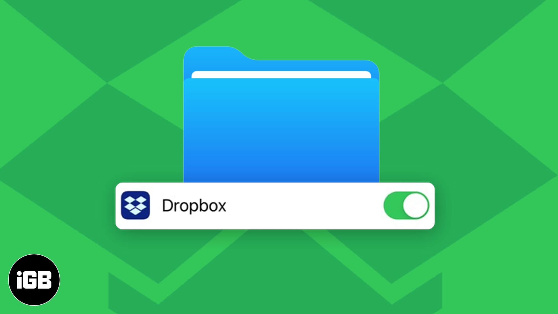 How to add dropbox to files app on iphone and ipad