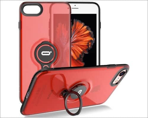 ICONFLANG Ring Holder Kickstand Case for iPhone SE 2020