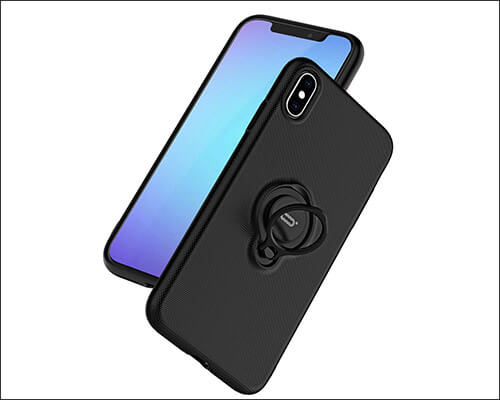 ICONFLANG iPhone Xs Ring Holder Case for Women