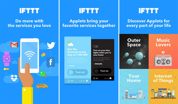 IFTTT iPhone and iPad App Screenshot