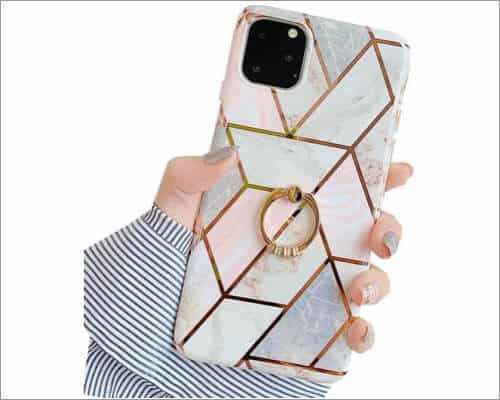JANDM Ring Holder Case for iPhone 11 Pro Max