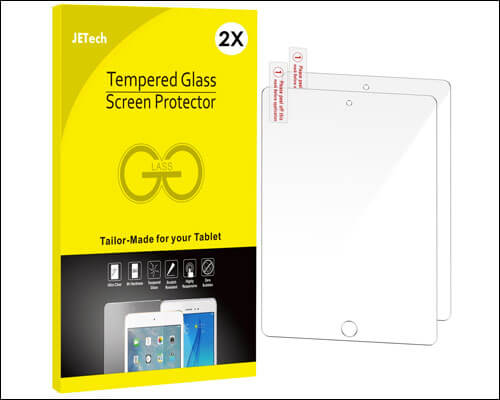JETech 9.7-inch iPad 2018 Tempered Glass Screen Protector