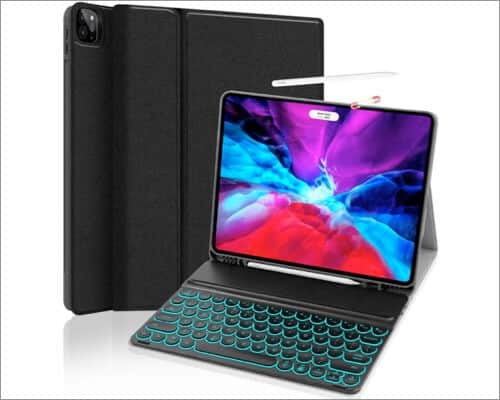 JUQITECH 129 inch iPad Pro 2020 Keyboard Case