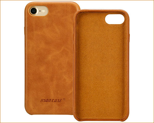 Jisoncase iPhone 7-8 Leather Case
