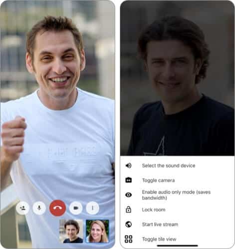 Jitsi meet iphone and ipad app screenshot
