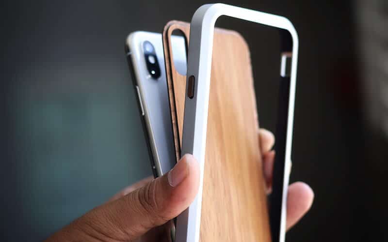 KERF Wooden Alloy Case for iPhone X, Xs, Xs Max, and iPhone XR