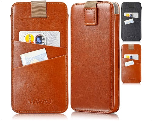 Kavaj Leather Sleeve for iPhone 11 Pro